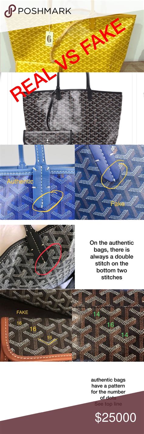 how to authenticate goyard tote|how to check for Goyard bag.